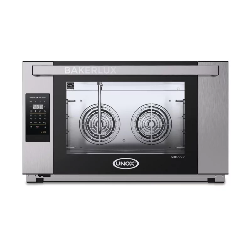 Four à convection avec humidificateur Unox Bakerlux SHOP Pro Rossella Led 4 plaques 600 x 400mm