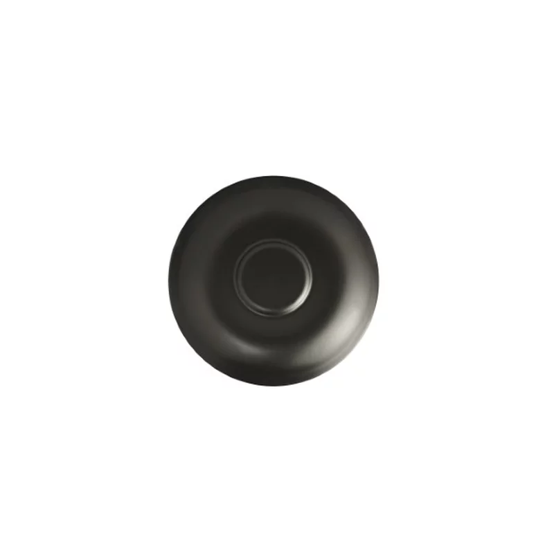 Aroma Matt soustasse noir pour tasse espresso D120mm