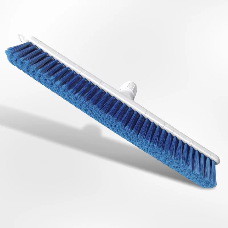 Balai doux 60 cm HACCP bleu à poils longs