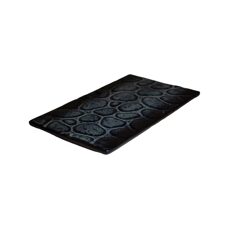 Sakura plate rectangle blue 30,8 x 17,5 cm