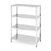 Storage rack with 4 full shelves – bolted