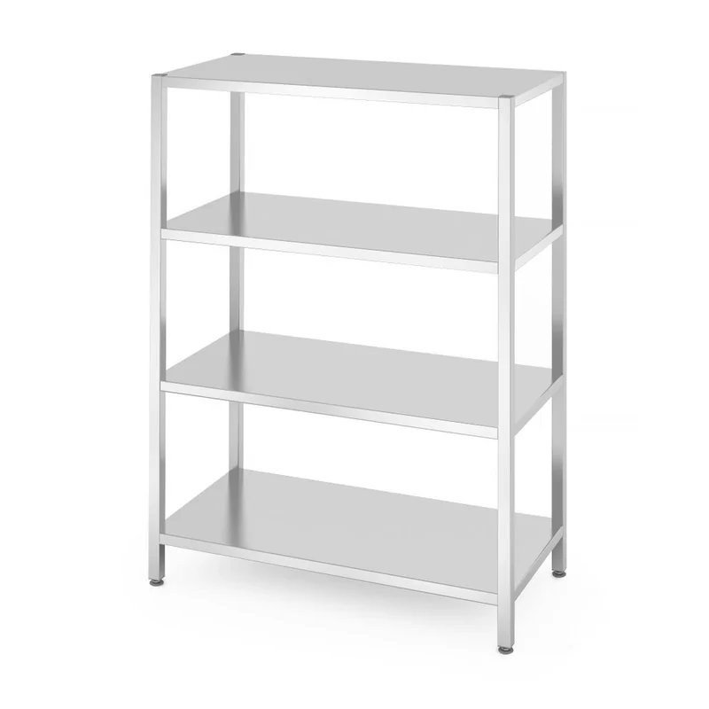Storage rack with 4 full shelves – bolted
