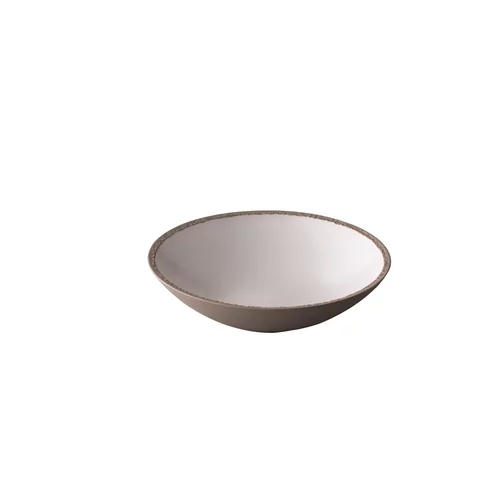 Concrete bowl white 24,5 cm
