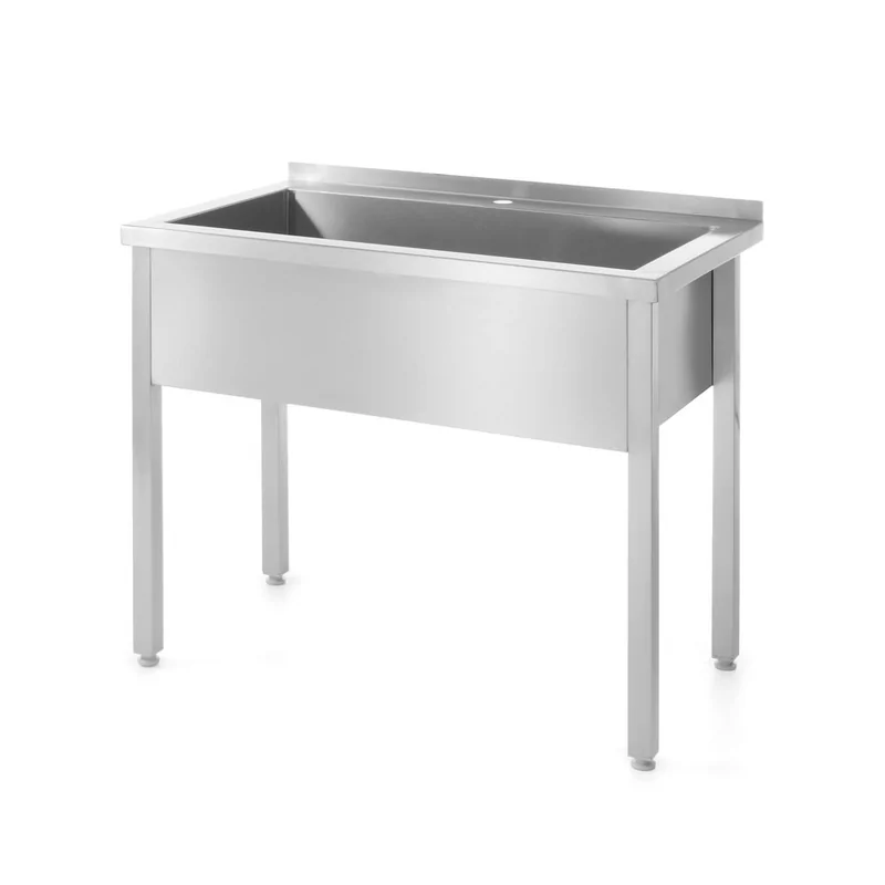 Table with single wash trough – welded