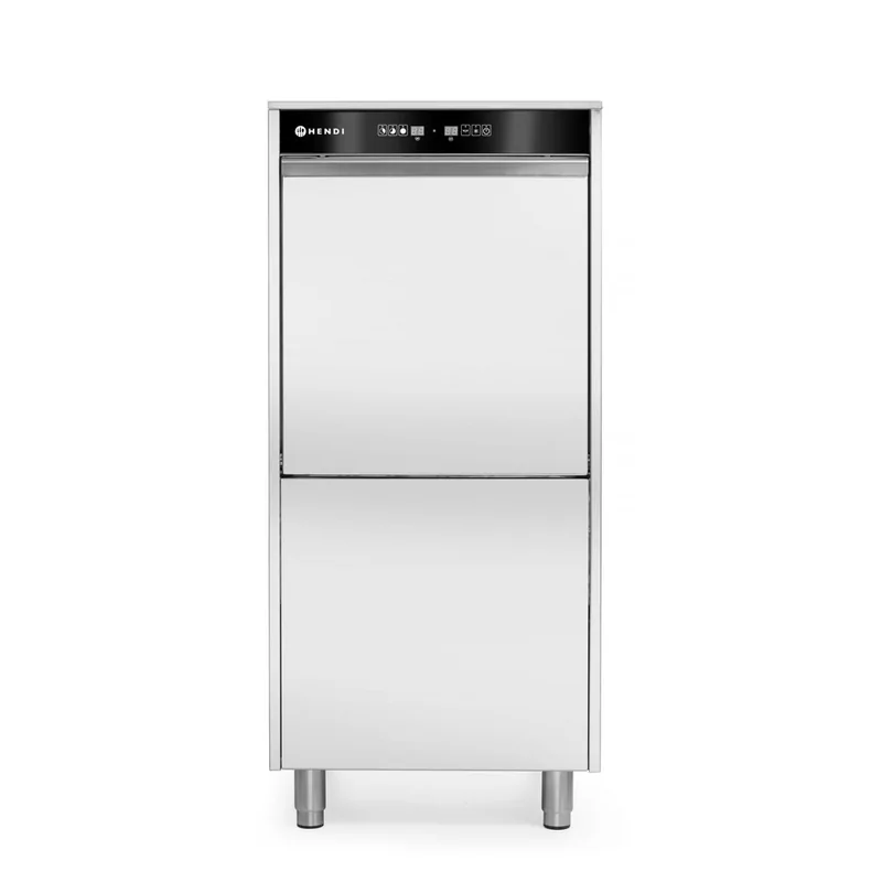 Lave-vaisselle 50x60 pour plateaux et casseroles – à commande électronique, avec système de dosage de détergent et pompe de vidange