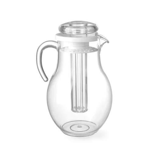 Pitcher with ice tube
