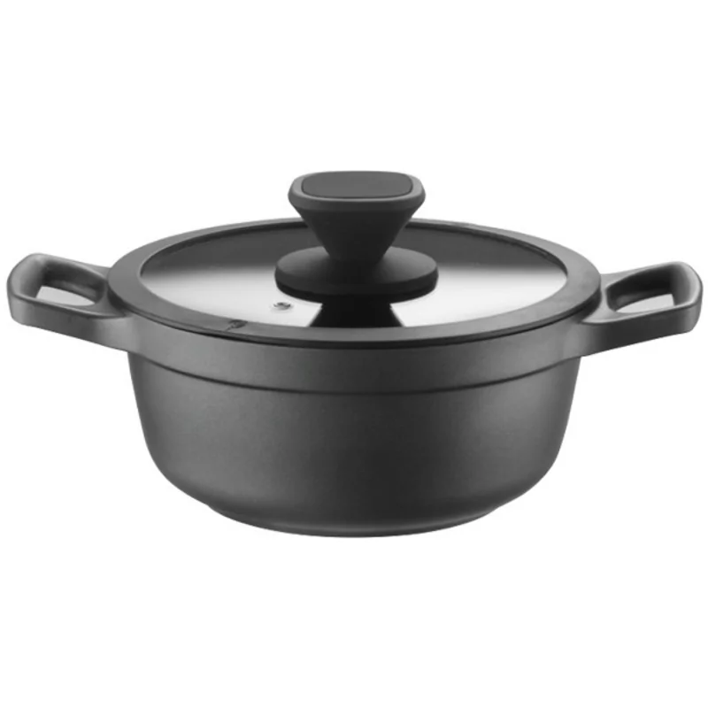 Pintinox Pro Casserole anti-adhésive + couvercle verre D200xH107mm 2,6L