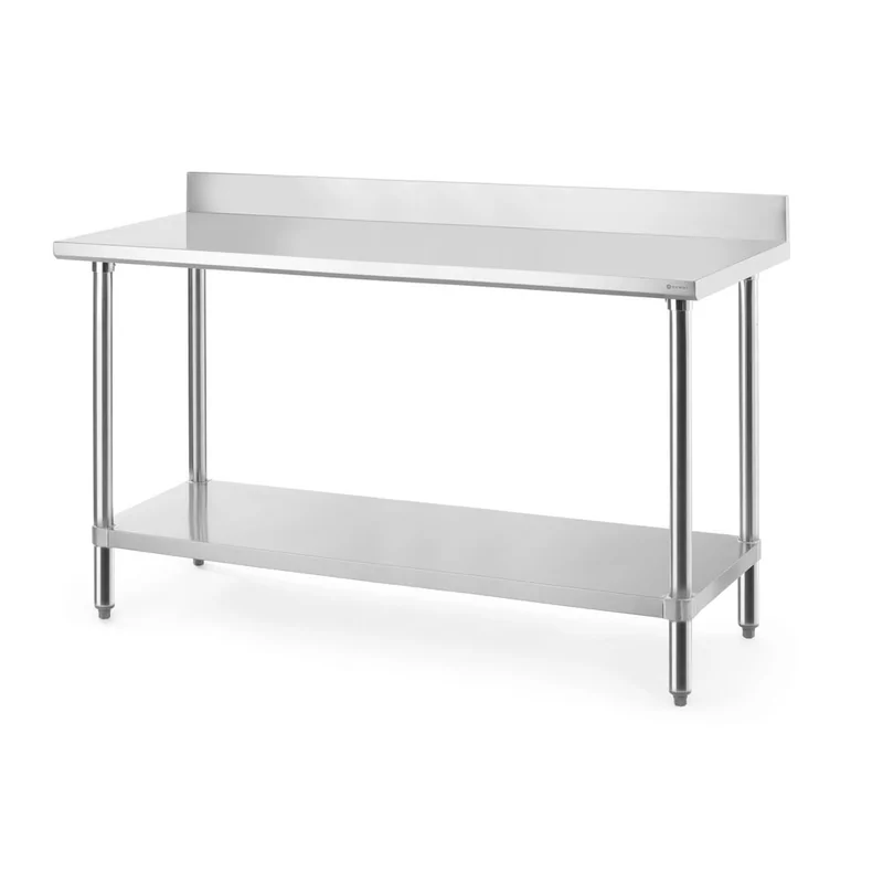 Work table with backsplash