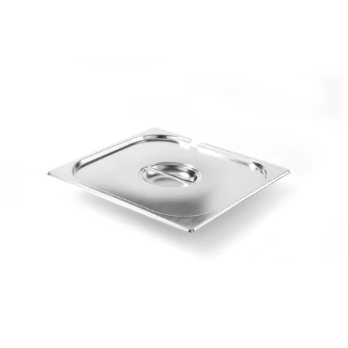 Lid for GN containers with ladle recess
