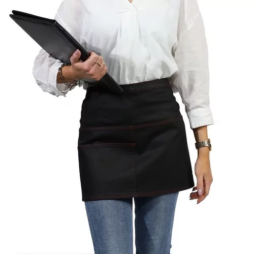 Gastropro tablier L50xB100cm 3 poches noir