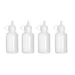 Mini saus dispenser - set van 4 stuks.