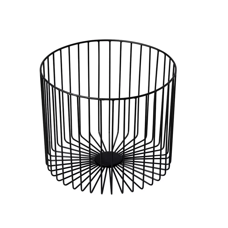 Stalen presentatiemand zwart 28 x 28 x 28 cm