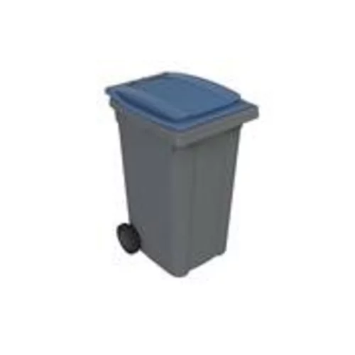 Container a dechet 240l gris sur roues