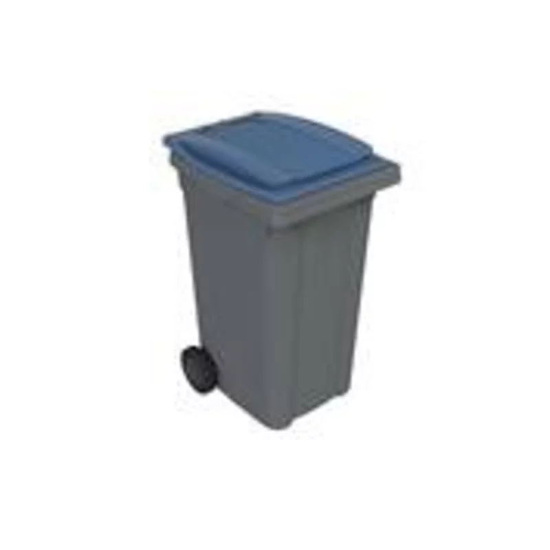 Container a dechet 240l gris sur roues