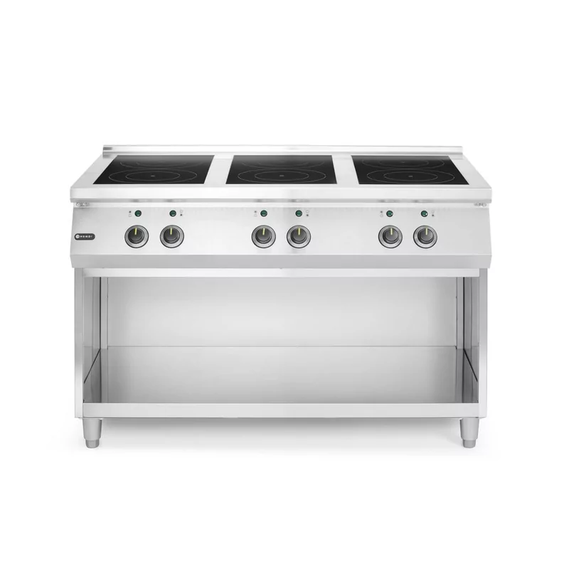 Induction stove, 6 hobs