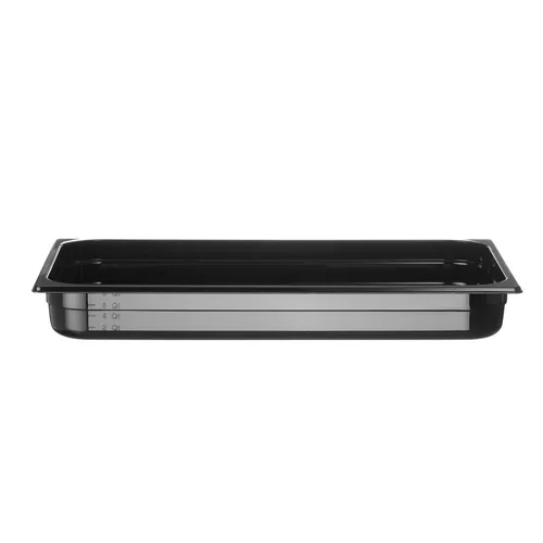 Container GN 1/1 black polycarbonate