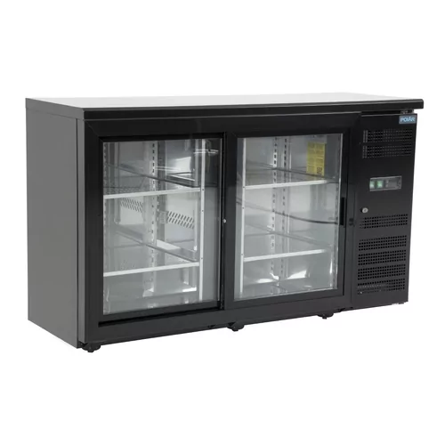 Polar U-serie bardisplay met 2 schuifdeuren
