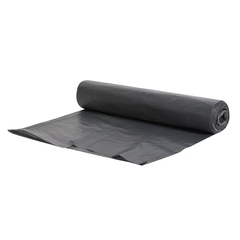 Waste bin cover, white, 90 x 125 cm, 10 rolls x 10 pieces, 205 l, t60