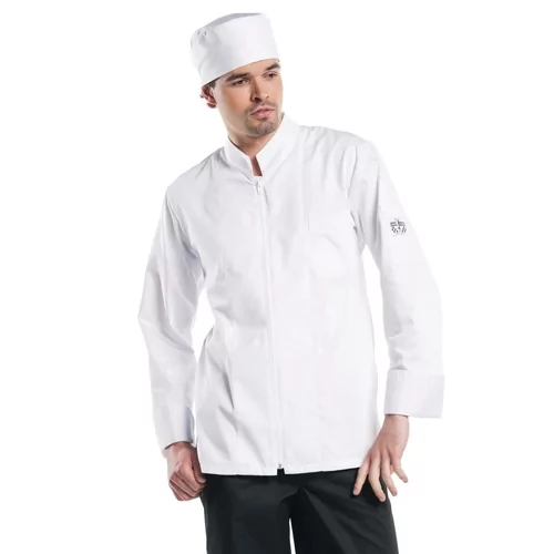 Veste de cuisine mixte Chaud Devant Monza manches longues blanche XL