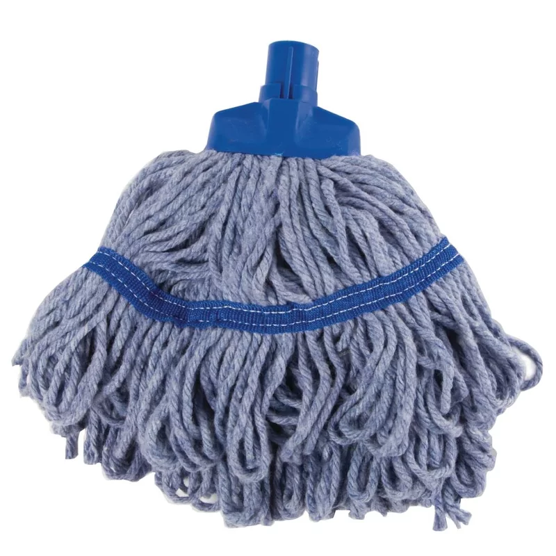 SYR ronde mop 35,5cm blauw