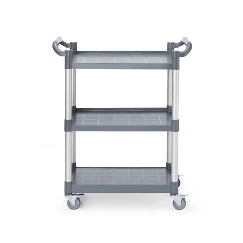 3-shelf polypropylene service cart, small