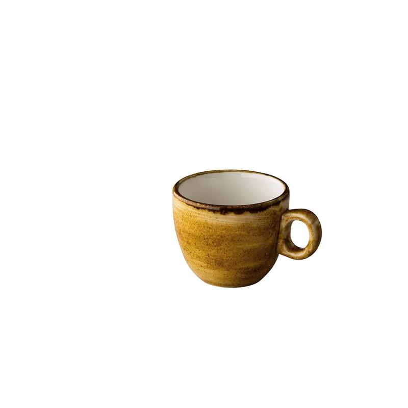 Jersey espresso Cup stackable yellow 80 ml
