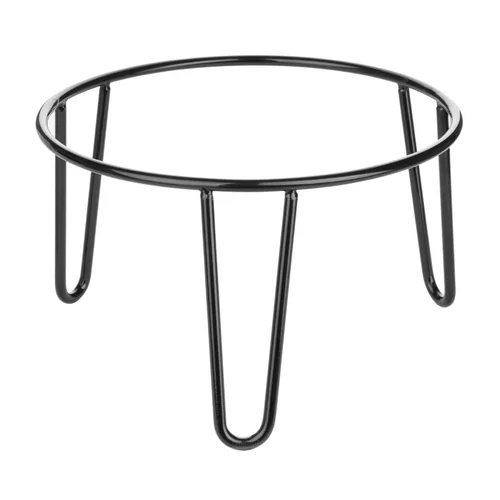 Rehausseur rond en mÃ©tal antidÃ©rapant Olympia noir 210x125mm