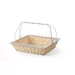 Basket with roll top cover