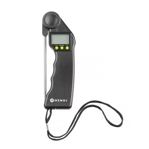 Digitale thermometer met opvouwbare sonde