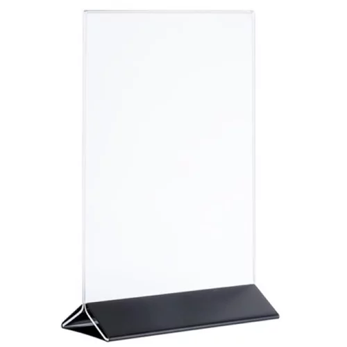 Porte-cartes base en noir 2 pc L150xB70XH230mm