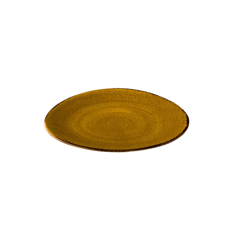 Jersey triangular yellow plate 27 cm