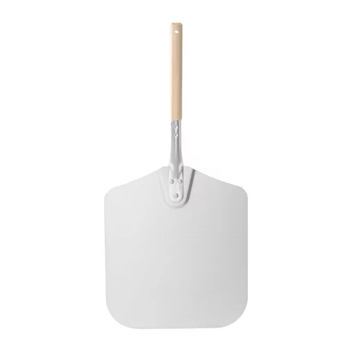 Pizza peel squared with short handle