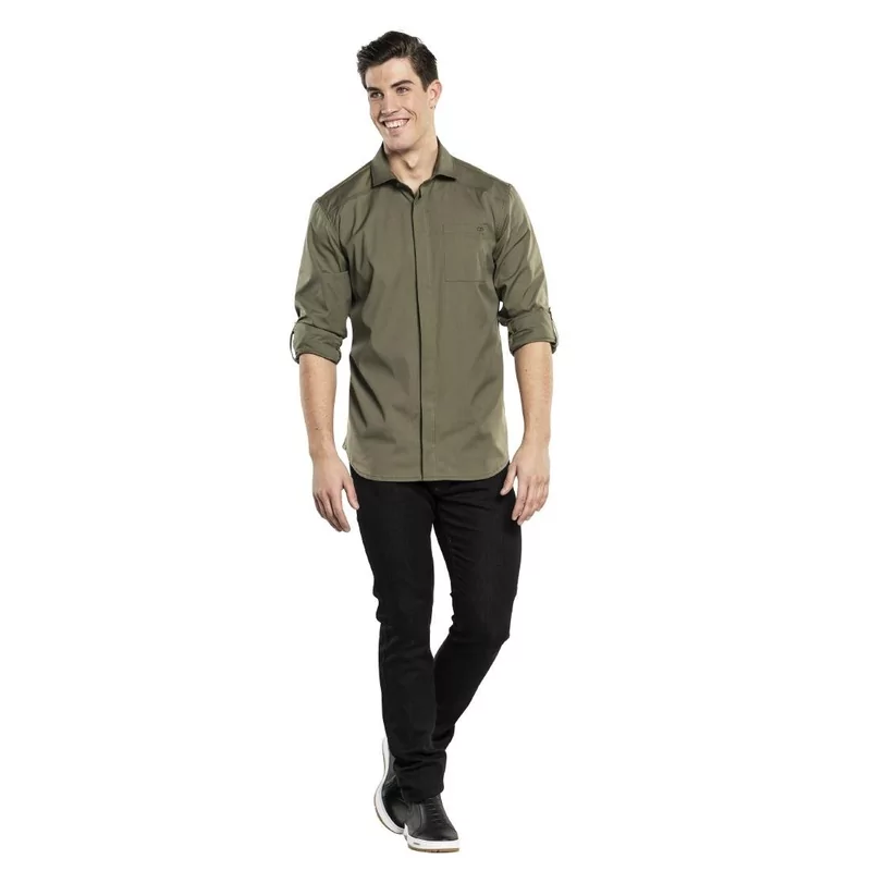 Chemise homme UFX Chaud Devant verte M