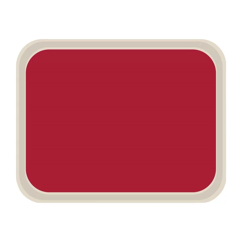 Roltex America polyester dienblad 46 x 36cm rood