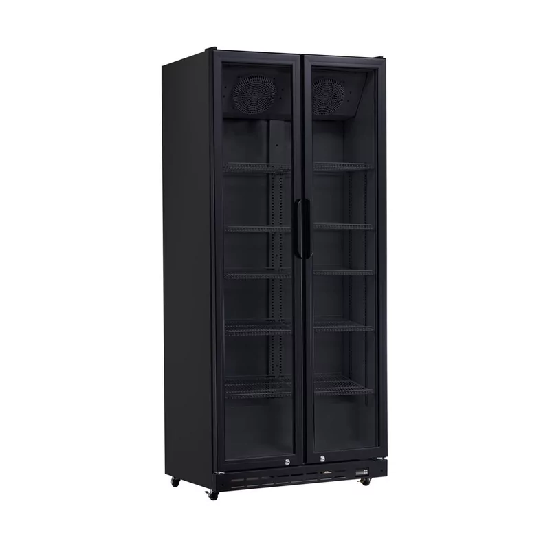 Arrière de bar, double porte