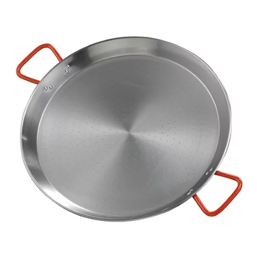 Poêle à paella metal poli D600xH50mm
