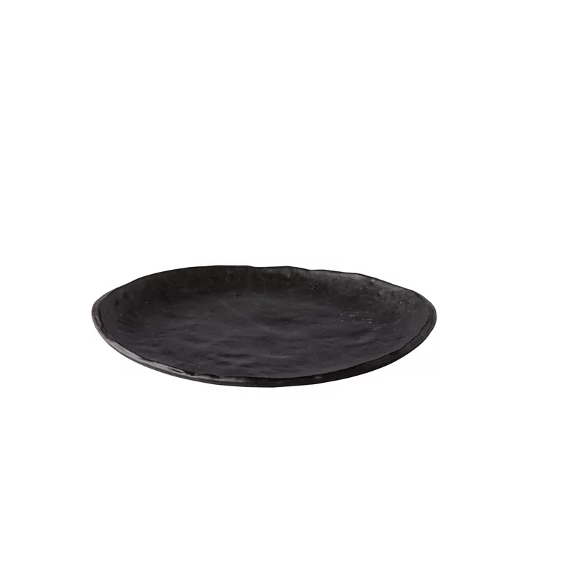 Oyster bord zwart 21 cm