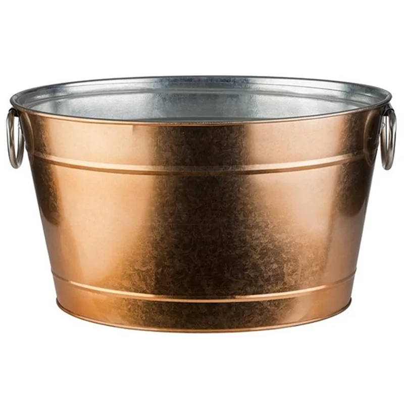 Champagne emmer Tin copperlook L400xB280xH220mm 11L