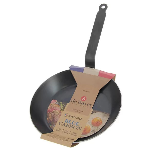 De Buyer Zwarte IJzeren Koekenpan 24cm