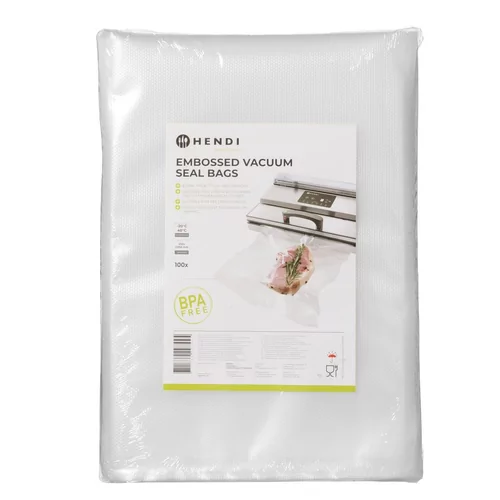 Embossed vacuum seal bags
