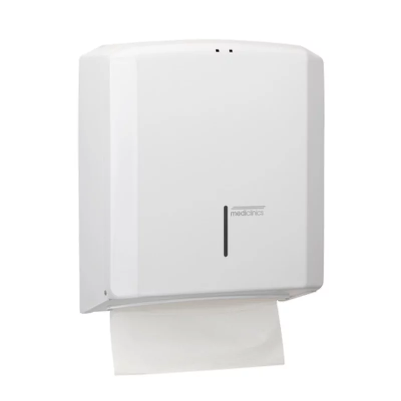 Distr.de serviettes mains blanc acier in
