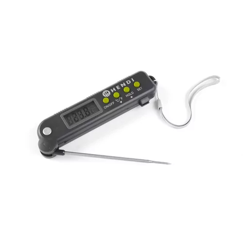 Thermomètre avec sonde repliable