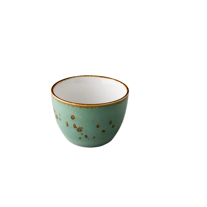 Stackable round bowl reactive blue 9 cm