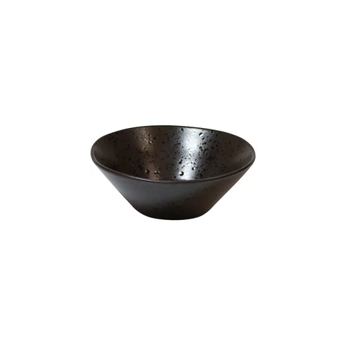 Q Authentic Black Speckle Stone bowl 16,5 cm