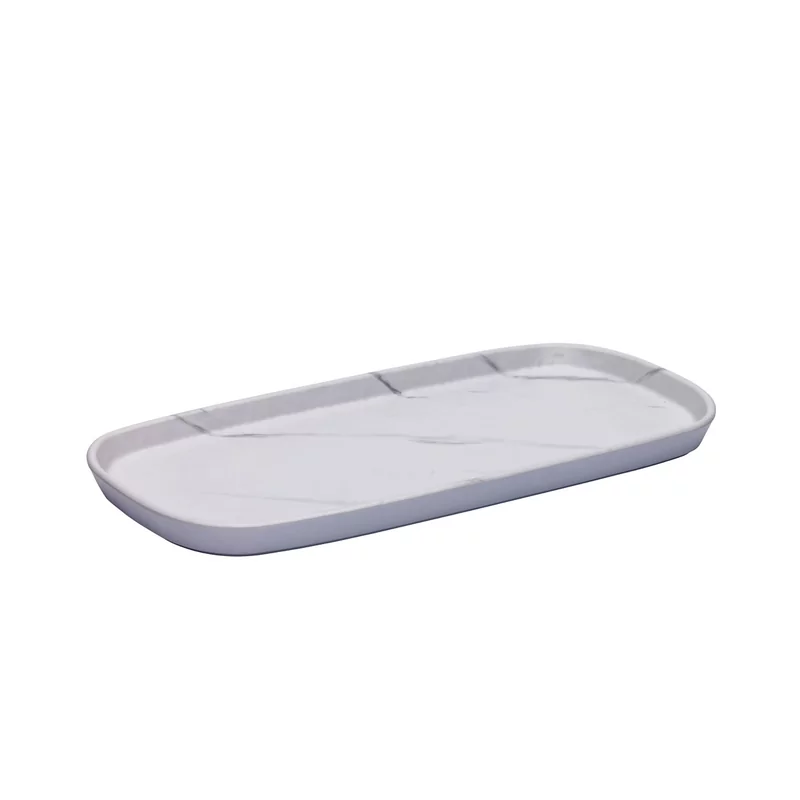 Rechthoekig bord marmer 36,9 cm