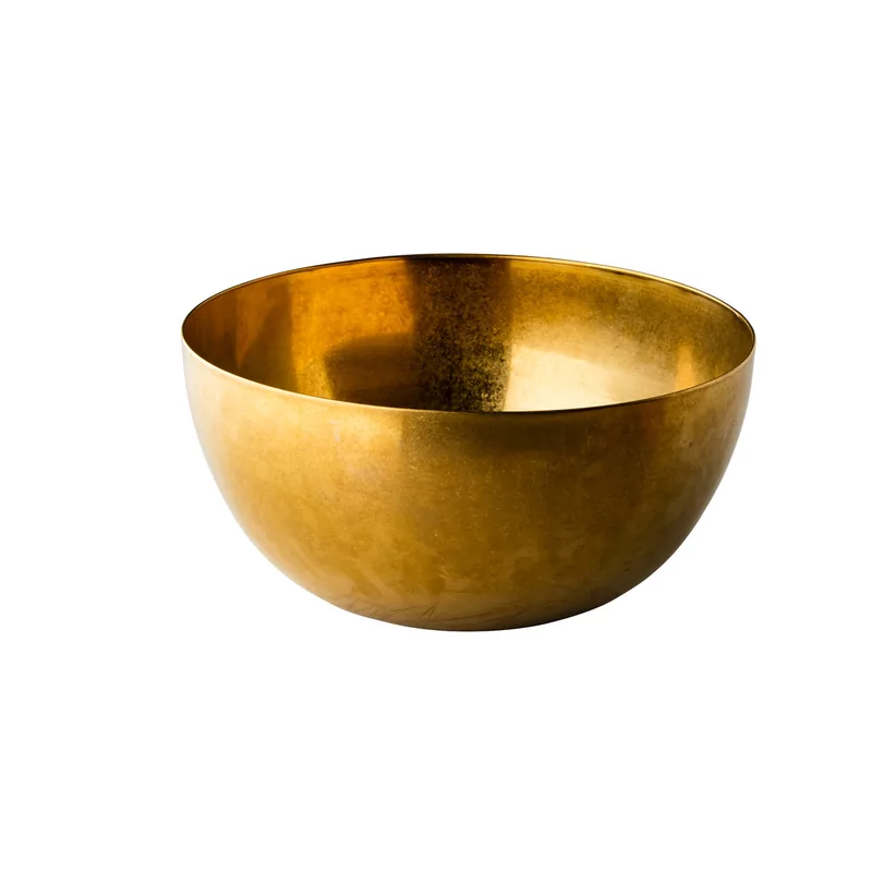 Bowl vintage gold Ø30cm 8L