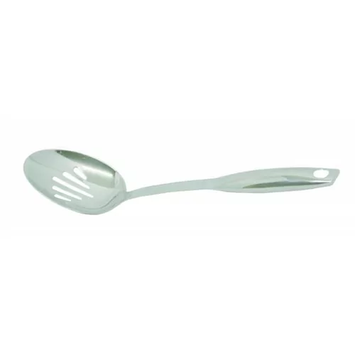 Dienlepel Basic perfo inox L320xB66mm