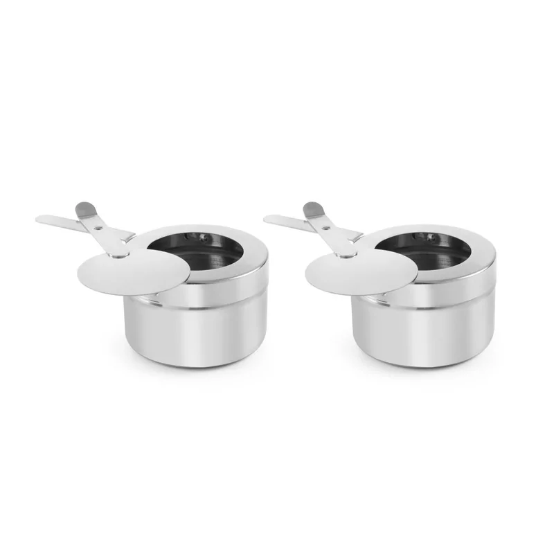 Houder voor chafing dish brandstofblikje – 2 stuks.