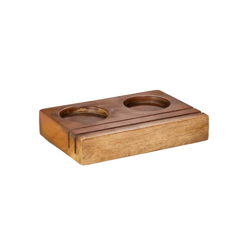 Menu stand acaciawood 10 x 15 x 2 cm