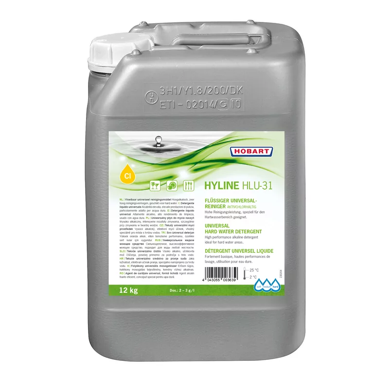 Hobart det.chlore p.eau dure hlu-31 12kg
